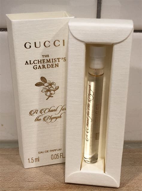 gucci a chant of the nymph|gucci alchemist garden samples.